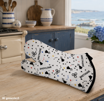Topfhandschuh Bretagne mit keltischer Triskele